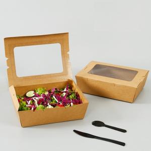 KRAFT PAPER SALAD BOXES 